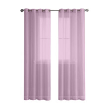 Kdkad sheer curtains linen texture 39.4x98.4 inches