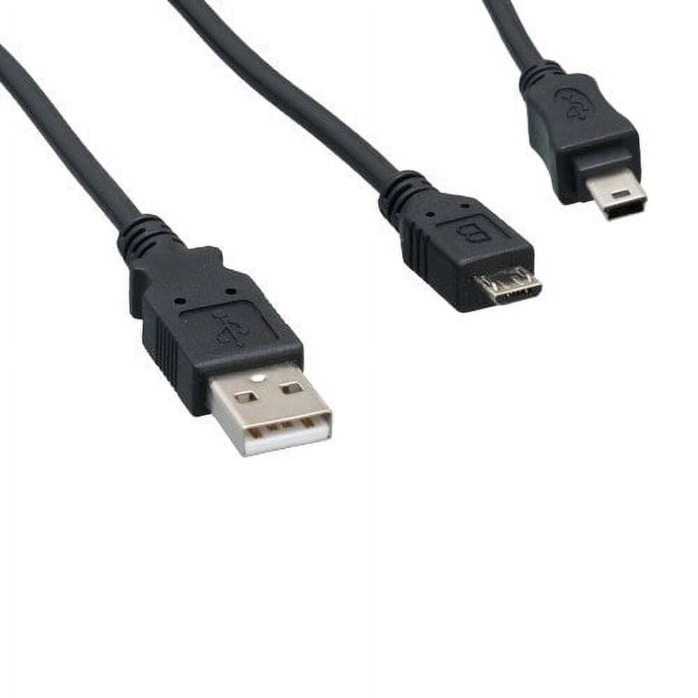 Kentek Usb 2.0 A To Mini B & Micro B Cable 5 Ft 972745918806