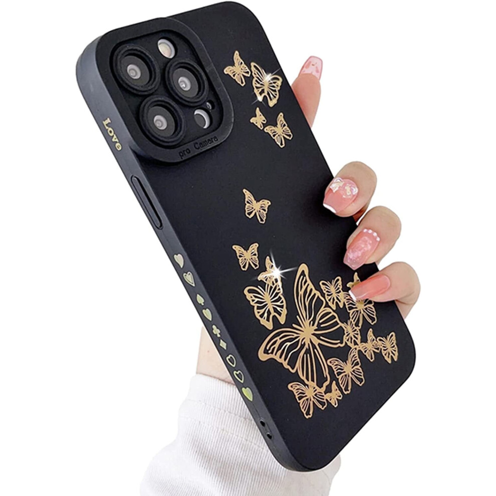 Iphone 12 Pro Max Case Butterfly Heart Pattern Soft 971050001890