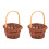Eease2Mini Osterpicknickkorb mit geflochtenen Griffen 1