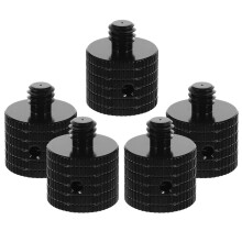 5 szt. adapterów śrub montażowych do aparatów fotograficznych, śrub mocujących do statywu, adapterów 1/4 do 3/8, adapterów do statywu