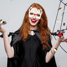 Τρομακτικά γυαλιά για το Halloween7,48x3,54x0,78in - Λευκά μπομπονιέρες για πάρτι και