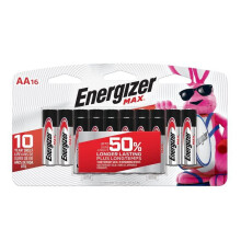 Energizer MAX AA-batterijen (16 stuks), AA-alkalinebatterijen