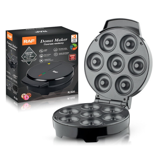 Mini Donut Maker Machine 1000W Aluminum Body