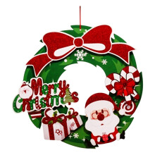 Weihnachtliche 3D-Wandaufkleber, Girlande, festliche Papiertapete
