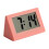 Linyer Mini LED Digital Clock 24H Battery-Powered Orange Red 1