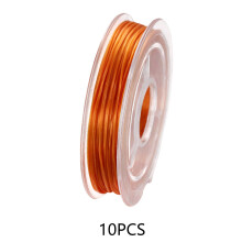 ICERUN elastic bracelet string orange 10 pcs