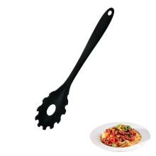 Silicone Pasta Fork Black 11.2 Inch Heat Resistant