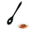 Silicone Pasta Fork Black 11.2 Inch Heat Resistant 1