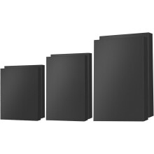 Black Cloth Gift Boxes with Lids 3 Sizes