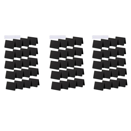Mini A-Frame Chalkboard Signs PVC Erasable 60 Pieces