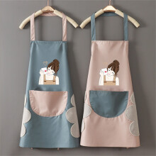Ludlz Women's Kitchen Apron with Adjustable Neck Strap