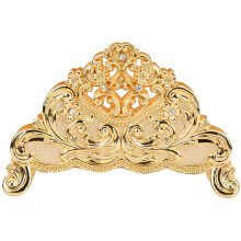Porte-essuie-tout en métal doré pour restaurant/café