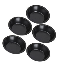 OUNONA Mini moules à tartes en acier au carbone 12,7 cm (5 pièces)
