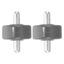 Conjunto de 2 rodas de substituição para aspiradores de pó Shark