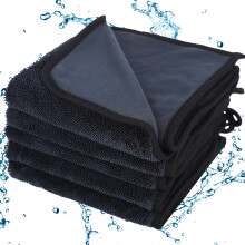 Confezione da 5 asciugamani da bagno in microfibra 24x16 pollici