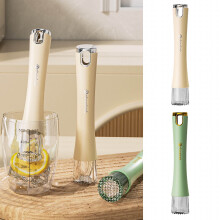 Palito para machacar hielo de frutas – ABS y acrílico, ergonómico