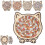 Kattformat träpussel Morandi Color 135 bitar 1