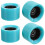 Outdoor Roller Skate Wheels Sky-Blue 4pcs 1