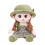 Pluche prinsessenpop (35 cm) met hoed en rok. 1