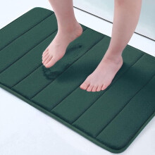 Alfombrilla de baño de espuma viscoelástica de 24 x 16 pulgadas y 0,6 pulgadas de grosor.