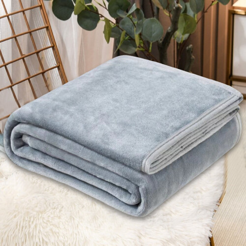 Mikroplysj fleece-teppe 70x100 cm