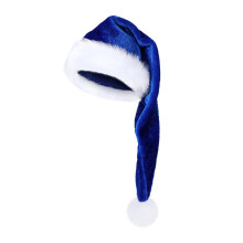 Gorro de Papá Noel ajustable de felpa para fiestas