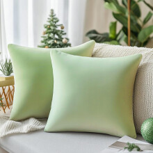 Juego de 2 fundas de almohada de terciopelo – Cojín cuadrado de 22x22 pulgadas