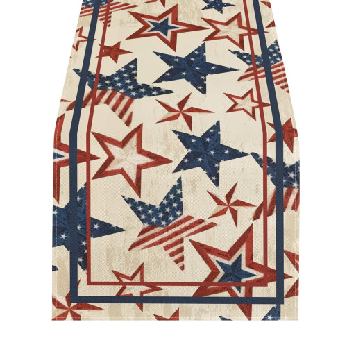 Patriotisk hundbordslöpare 33x183 cm