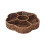 Cesta de frutas em imitação de rattan com compartimentos 1