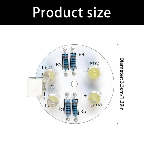 Universal Refrigerator LED Light 4 LED Beads PCB Board 2