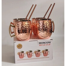 Moscow Mule Copper Mugs Set of 4 – 47 cl
