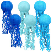 Warkul paper lanterns mermaid theme 6 pcs