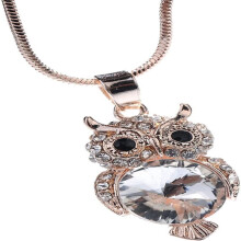 Owl Pendant Necklace for Women Handcrafted
