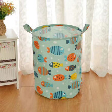 Collapsible Canvas Laundry Hamper with Handles