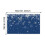 Viflosae Christmas snowflake kitchen mat non-slip blue black 1