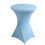Sky Blue Polyester Stretch Round Table Cover 60x110cm 300G 1