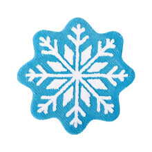 Snowflakes Rug Non-Slip Washable Doormat 1 Pack