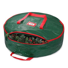 Saco para guardar guirlanda de Natal, verde, 76 x 20 cm