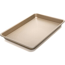 Non-stick baking sheet set 3 pcs square texture thick
