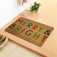 Paillasson de Noël de bienvenue pour intérieur/extérieur (1 pièce)