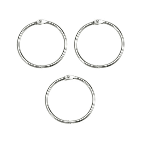 100 Pcs Binding Iron Ring Opening Connective Hoops Diy Album Material 1
