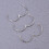 100 Pcs Binding Iron Ring Opening Connective Hoops Diy Album Material 8