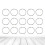100 Pcs Binding Iron Ring Opening Connective Hoops Diy Album Material 10
