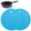 DIYOO round coasters blue 2 pcs non-slip cup mat 1