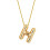 Bubble Letter Necklace Balloon Initial Pendant 1pc 1