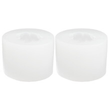 Moldes de silicona para velas con forma de mandarina (2 unidades)