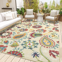 Tapis moderne réversible 5 x 8 pi