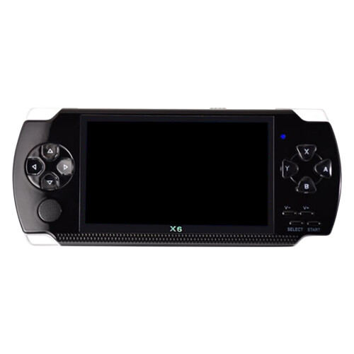 Handheld Game Machine 4.3-inch HD Screen 10000+ Games Black