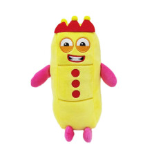 Pluche pop met cartooncijfers, 14-18 cm, educatief speelgoed